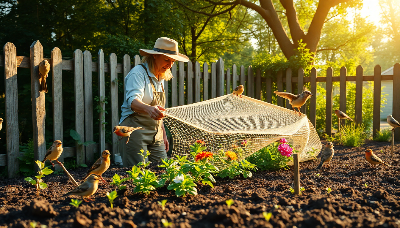 Keeping Birds from Eating Your Flower Seeds