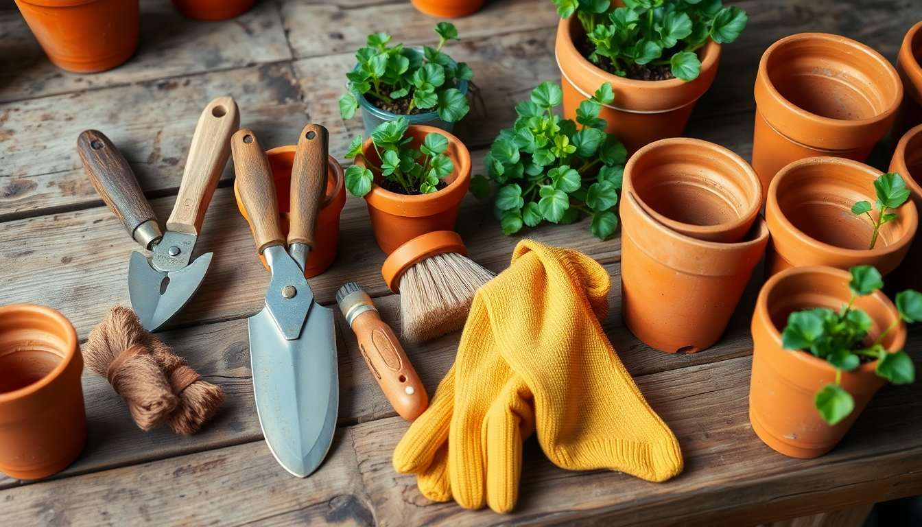 Essential Clay Pot and Planter Maintenance Tools for a Thriving Garden