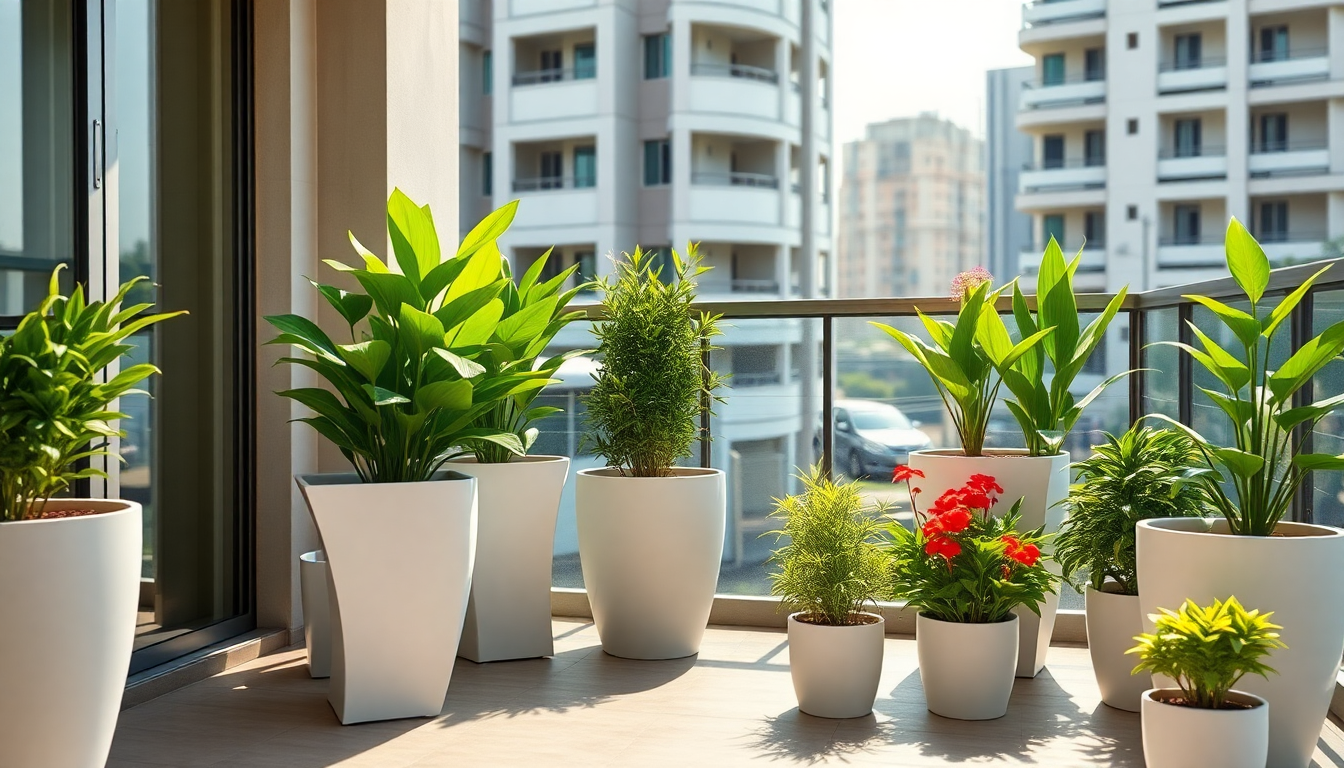 Why FRP Pots are the Perfect Choice for Balconies in HSR Layout