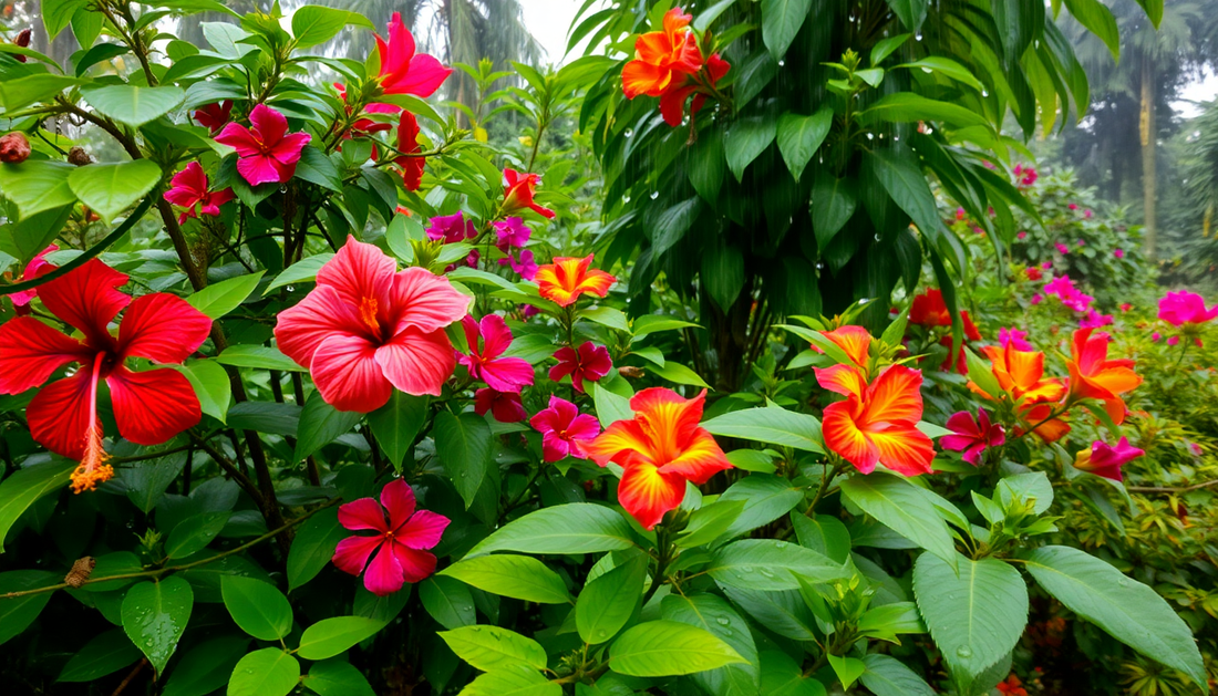 Blooming in the Monsoon: The Best Garden Plants for Sarjapur's Wet Season