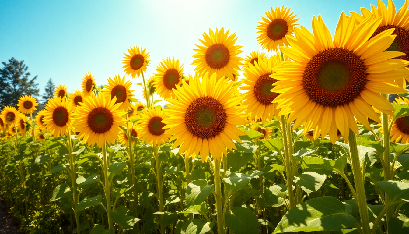 Unleash the Power of Fast-Growing Sunflowers for a Big Impact in HSR Layout