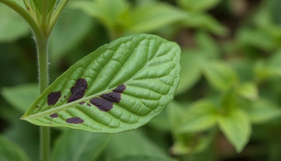 Why Are My Holy Basil Leaves Developing Brown Patches?