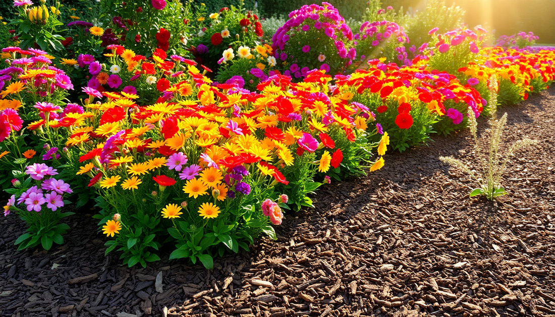 The Best Natural Mulches for Flowering Gardens