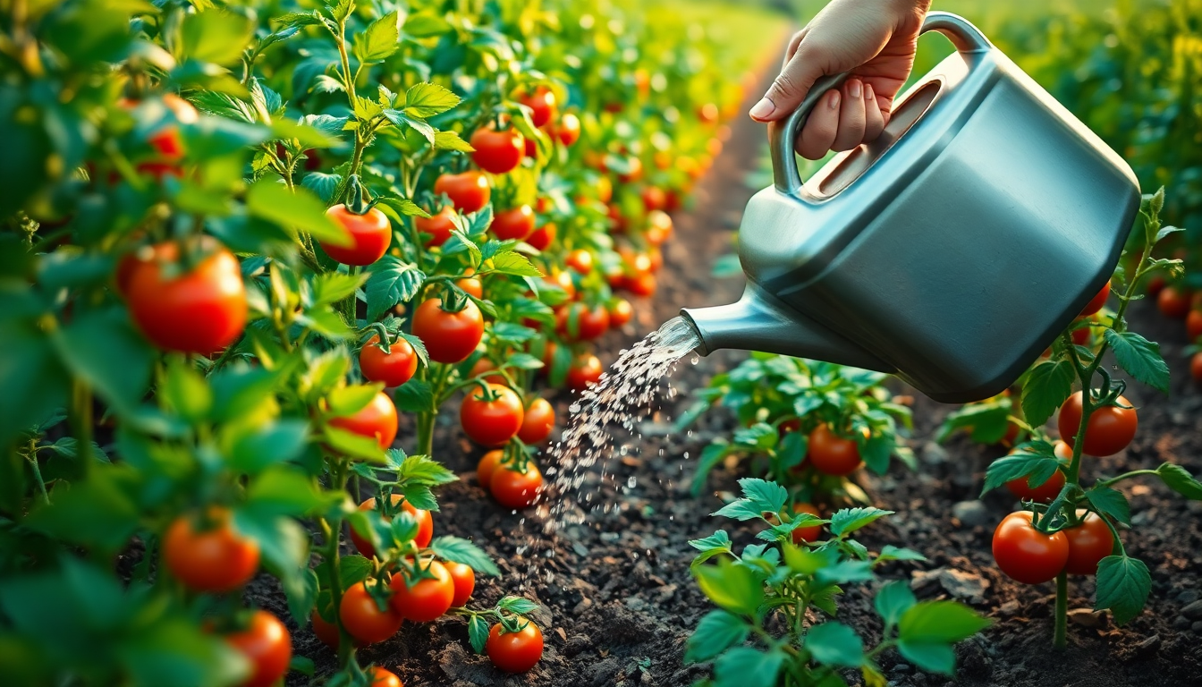 Preventing Tomato Splits: Mastering the Art of Even Watering