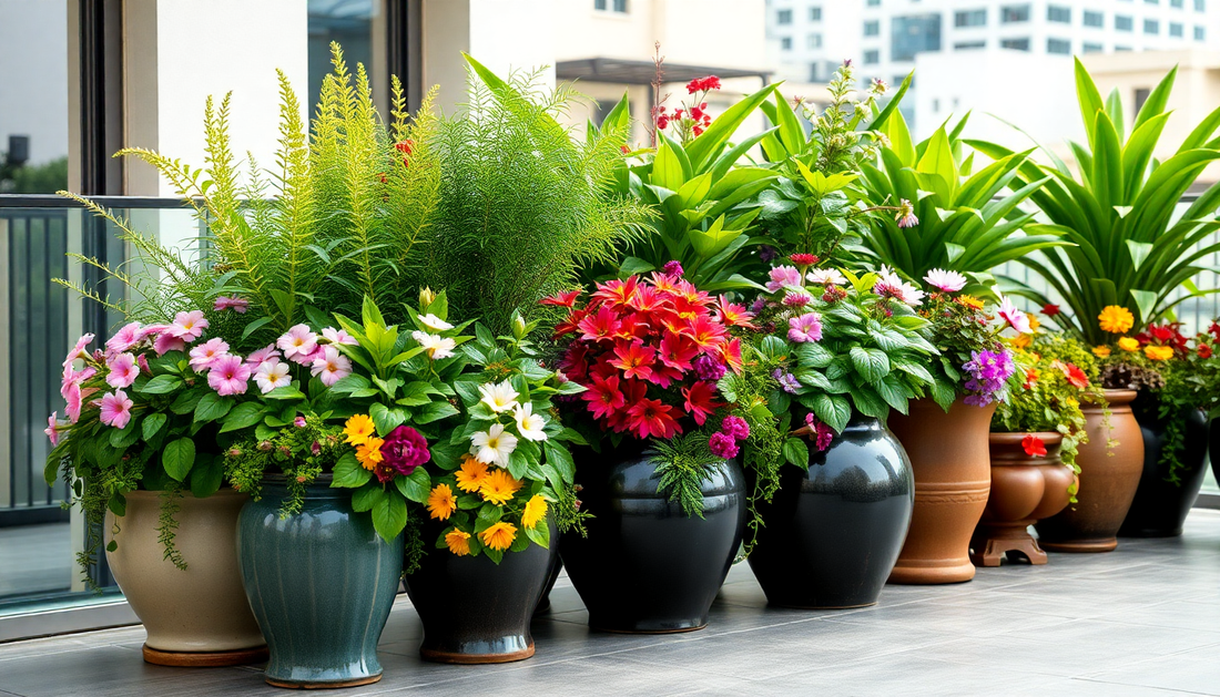 Elevate Your Outdoor Oasis: Discover the Best Seasonal Plants for Container Gardening in Sarjapur Road with Idyl