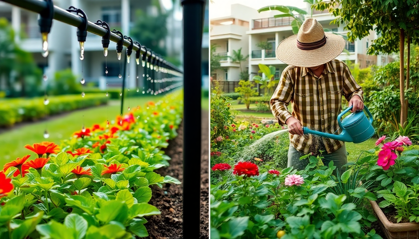 Drip Irrigation vs Hand Watering – What Works Best in HSR Layout's Climate?