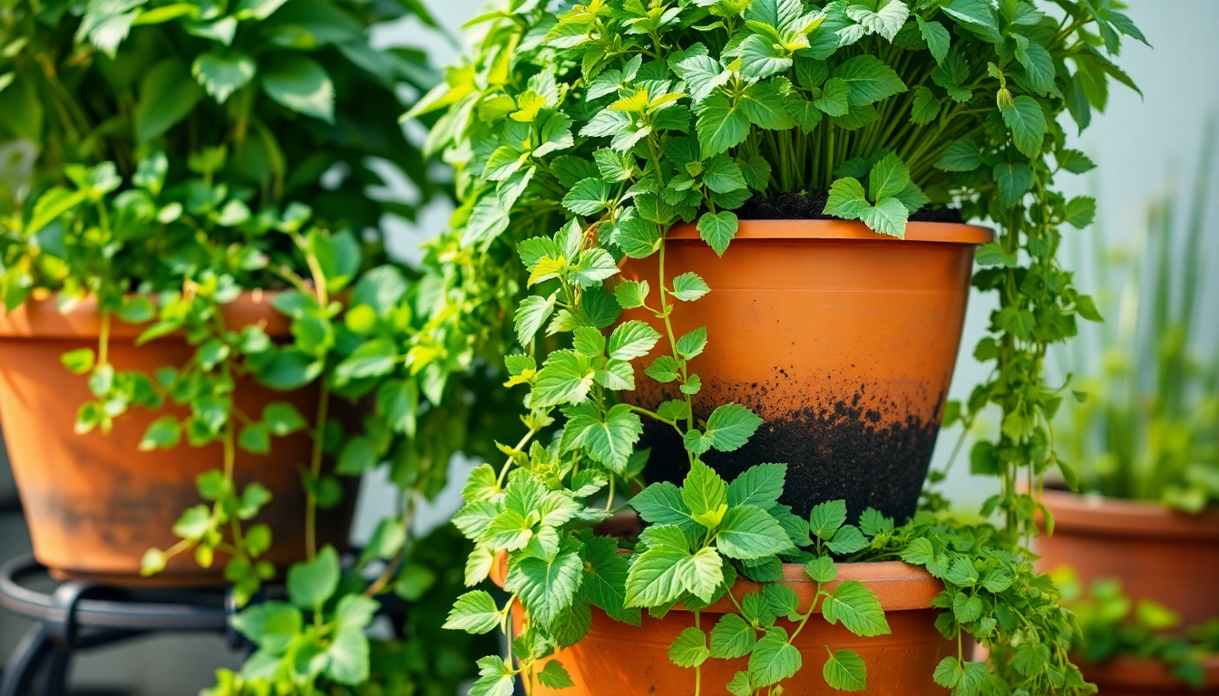 Elevate Your Container Garden with Layered Potting Mix