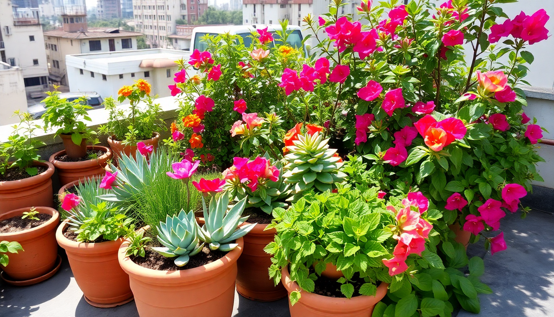 Thriving in the Heat: Top Heat-Resistant Plants for Your Rooftop Garden in HSR Layout