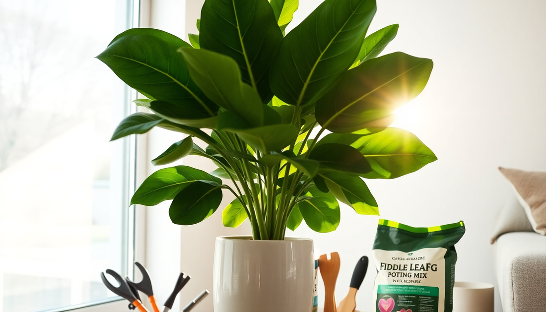 The Perfect Potting Mix for Your Fiddle Leaf Fig