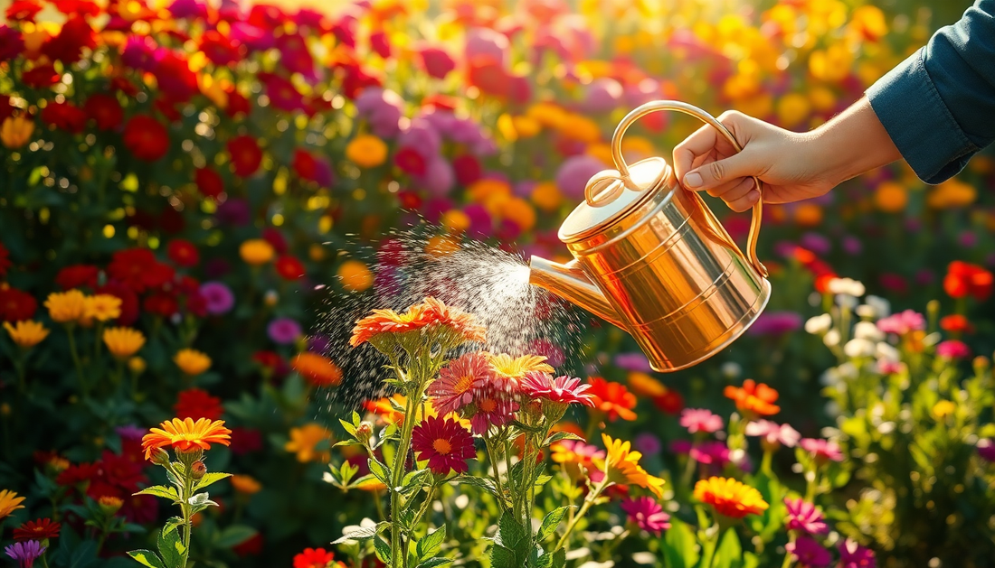 The Best Watering Schedule for Outdoor Flower Gardens