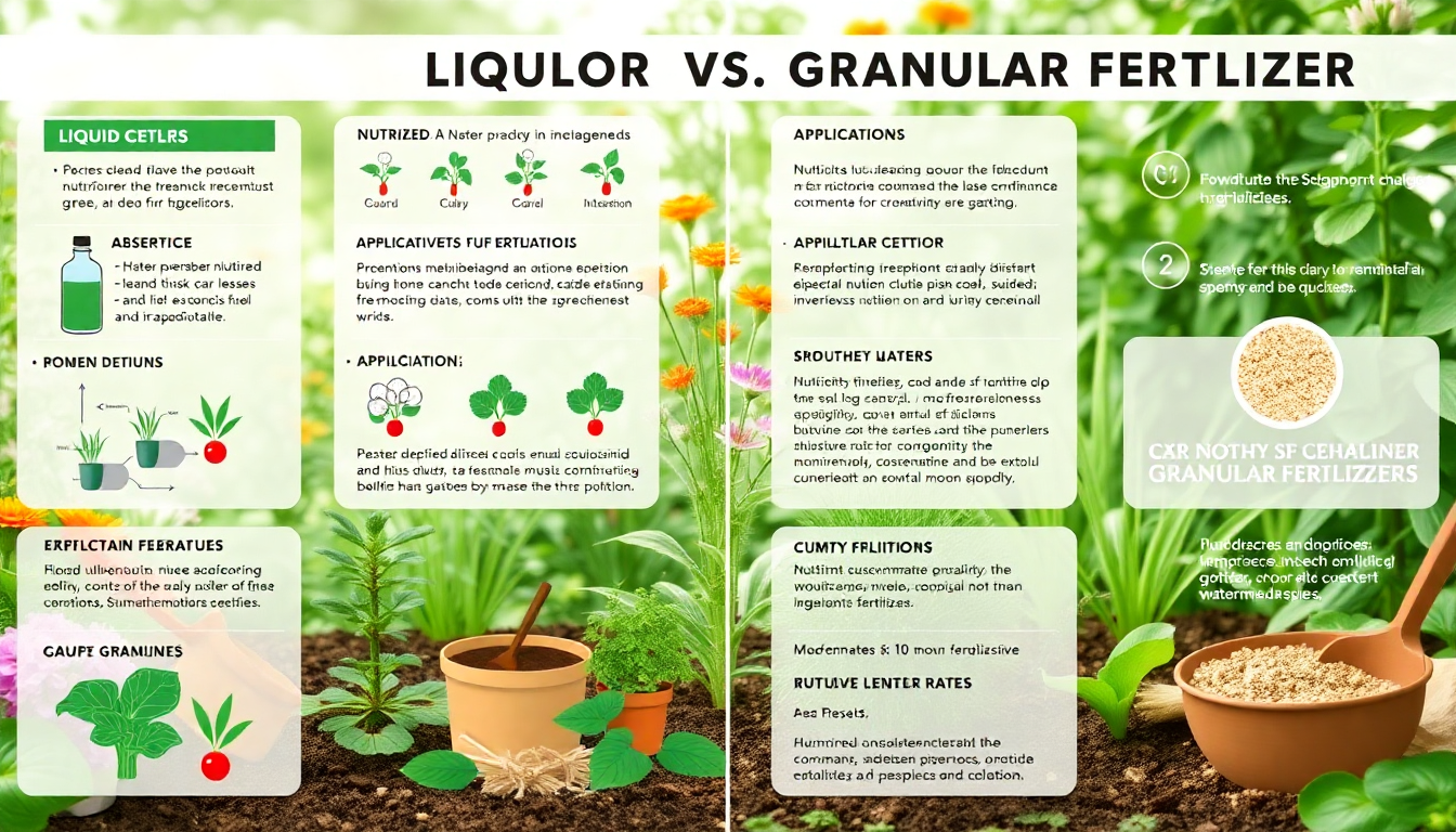 Liquid vs. Granular Fertilizers: Choosing the Right Option for Your Plants in HSR Layout