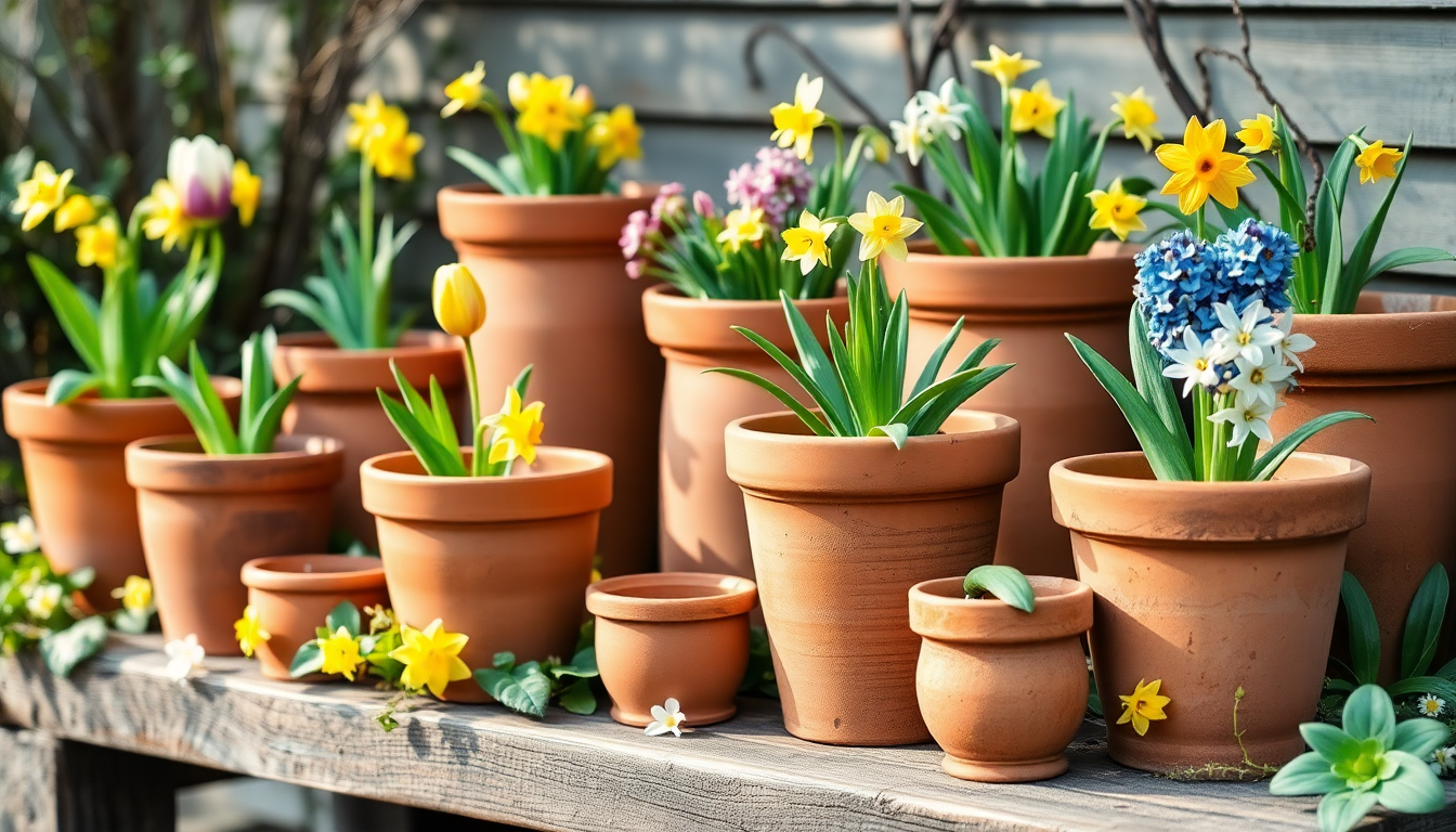 Elevate Your Spring Displays with the Best Clay Pots for Seasonal Bulbs