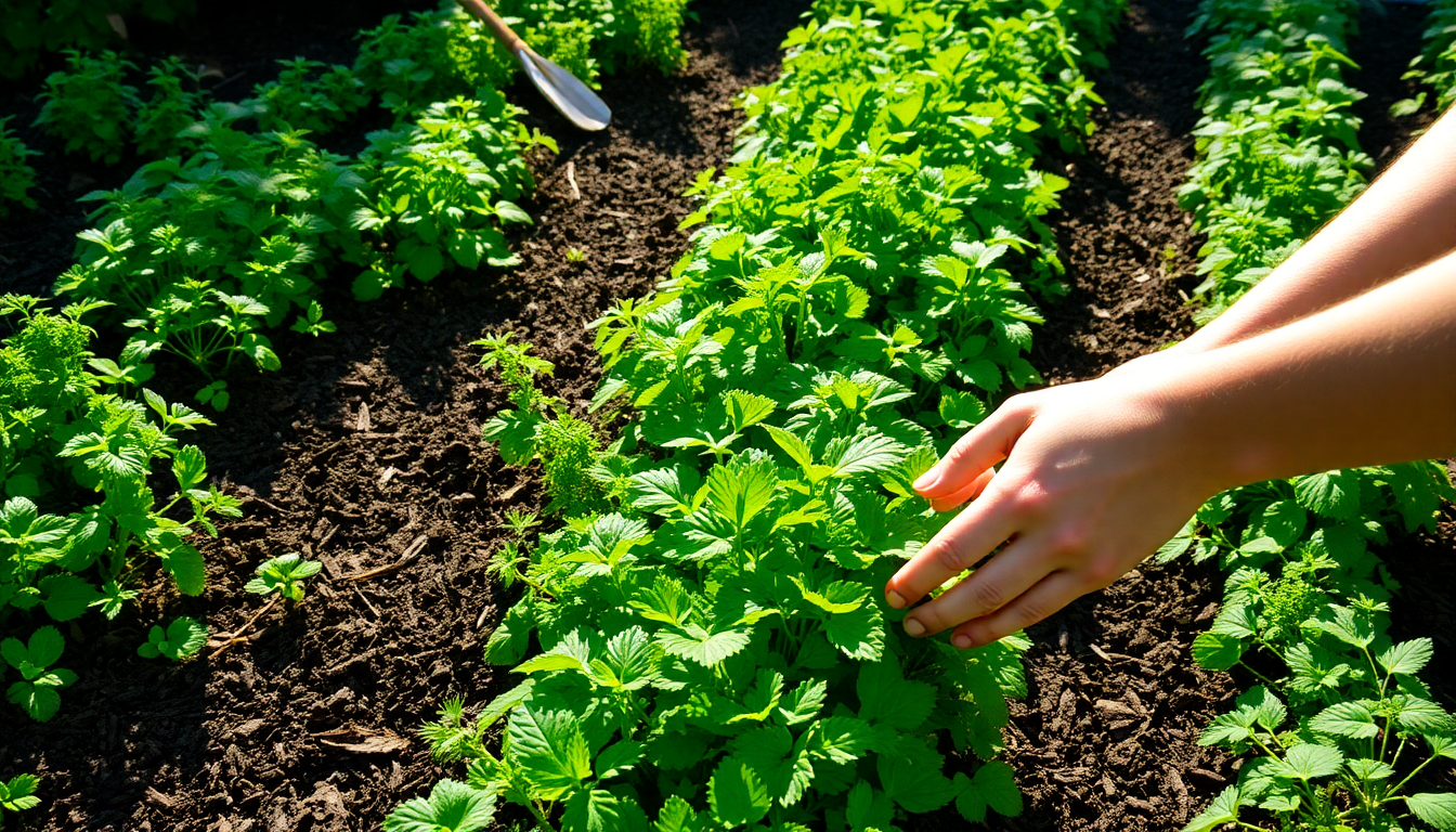 How to Keep Your Herb Garden Free of Weeds Naturally