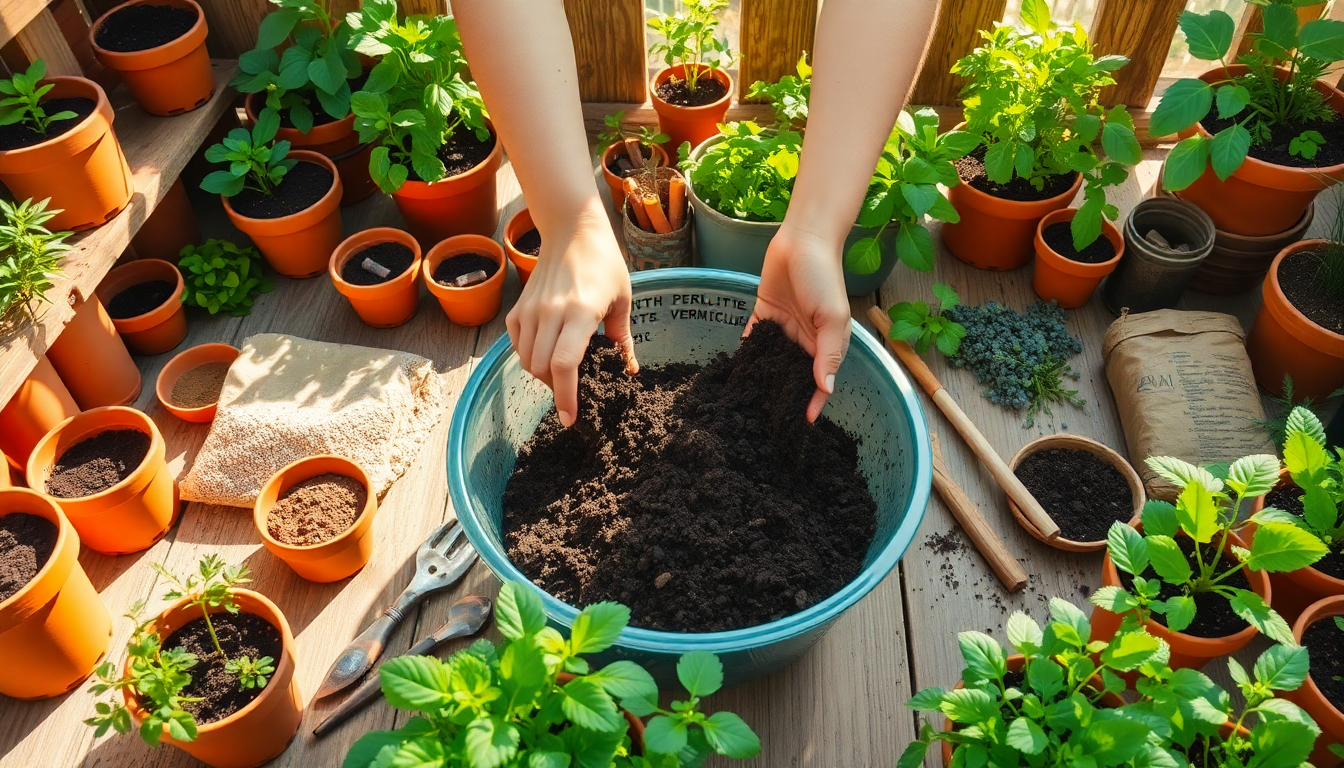 How to Make Your Own Potting Mix at Home