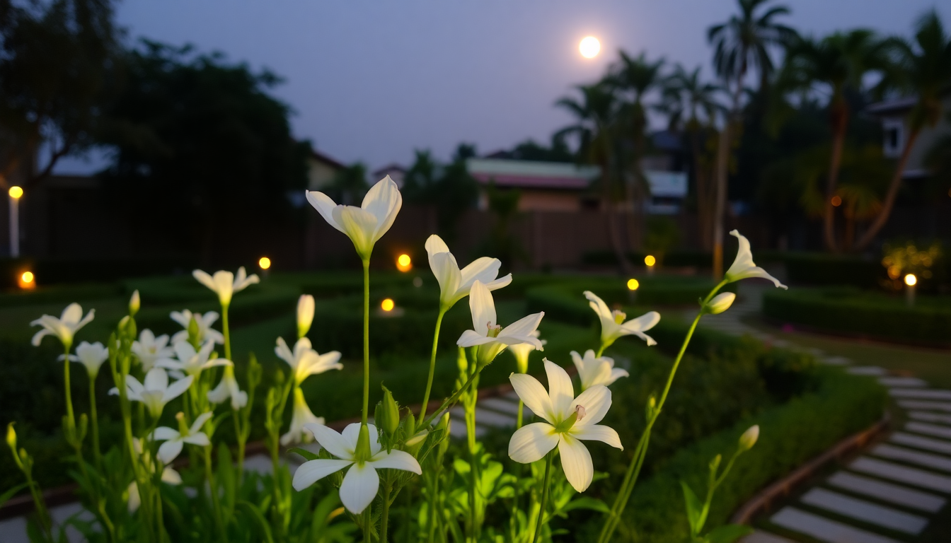 Enchanting Evenings with Evening-Blooming Plants in HSR Layout