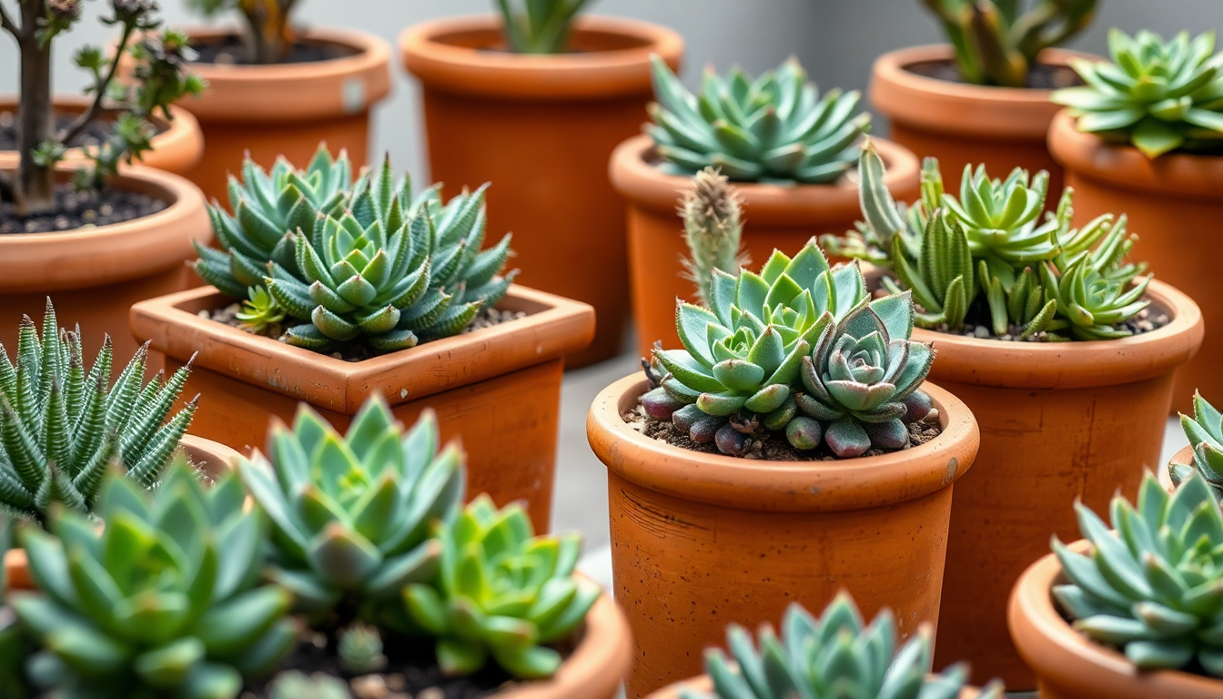Elevate Your Succulent Garden with Idyl's Breathable Terracotta Planters