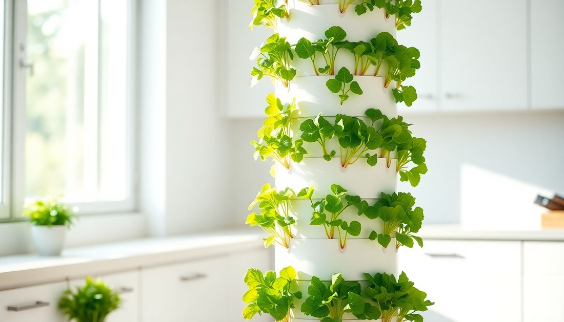 Grow Your Own Salad Greens with an Idyl Hydroponic Tower