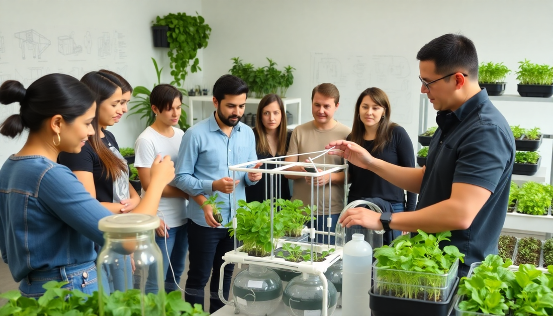Build Your First Hydroponic System in One Workshop