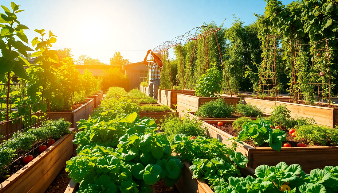Designing a Vegetable Garden for Maximum Light
