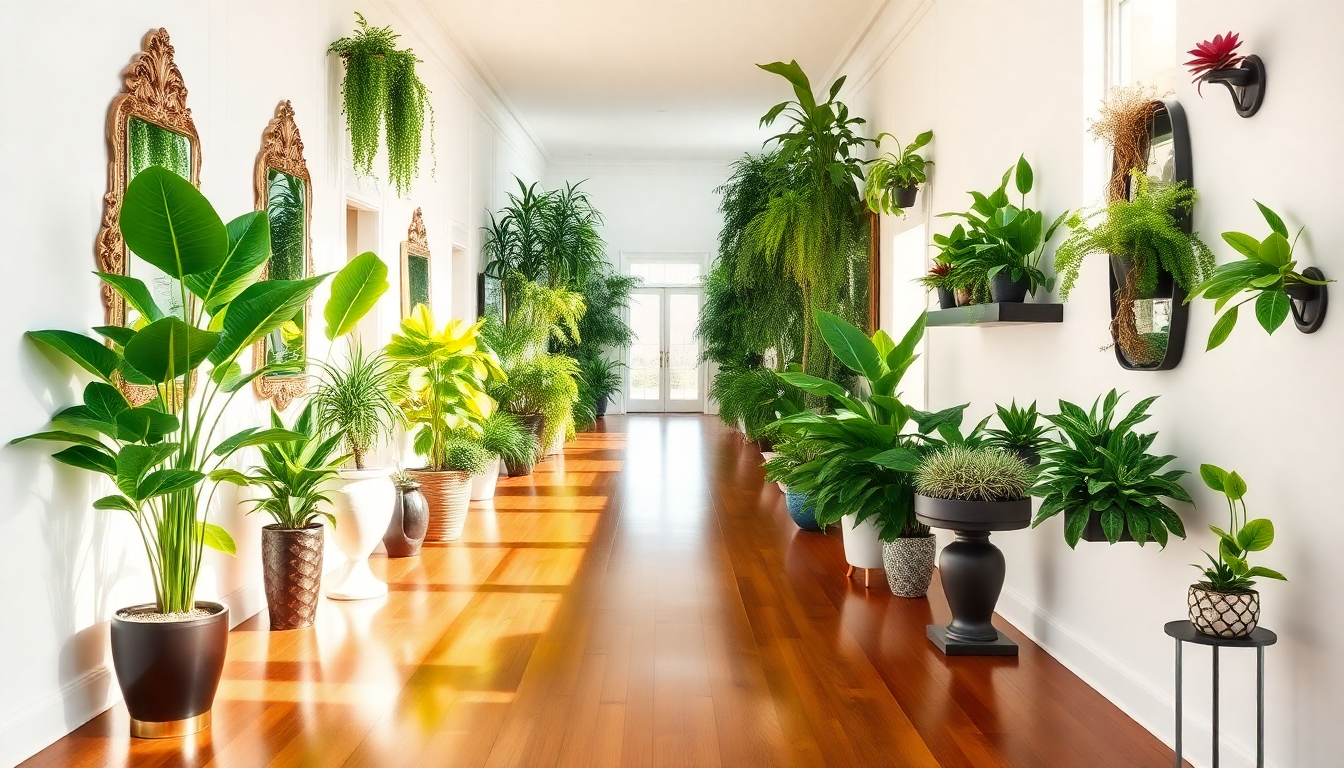How to Make a Statement with Indoor Plants in Hallways