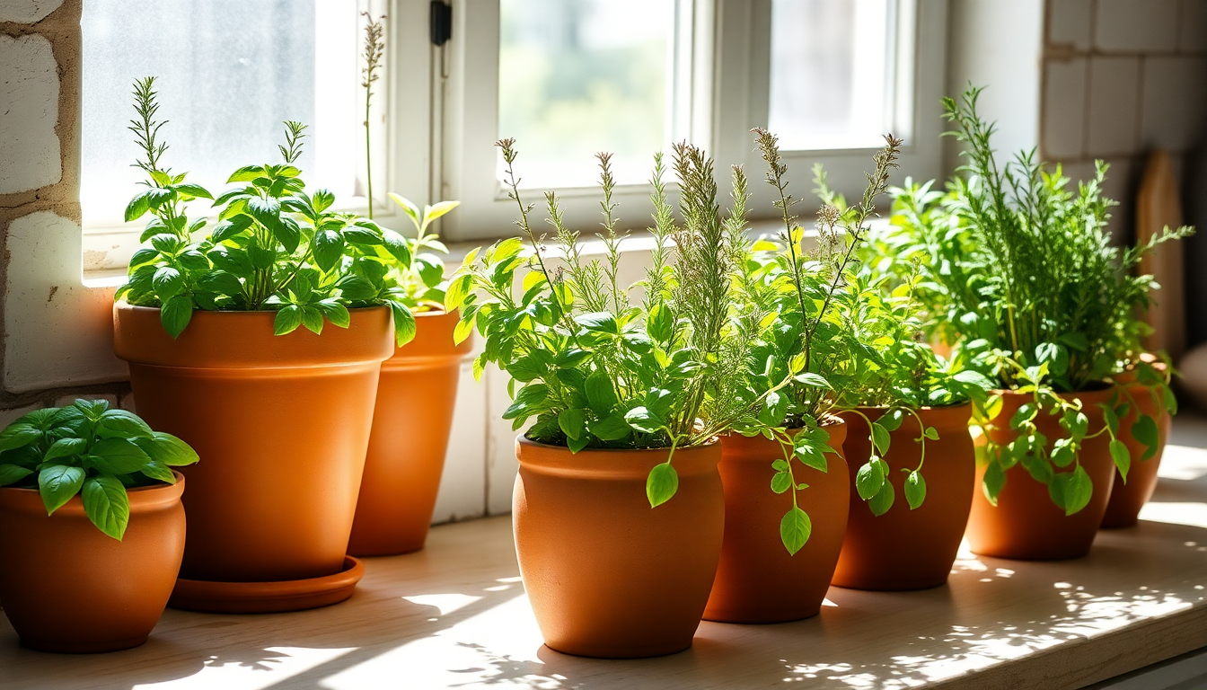 Elevate Your Indoor Herb Garden: The Best Terracotta Planters for Growing Herbs in HSR Layout