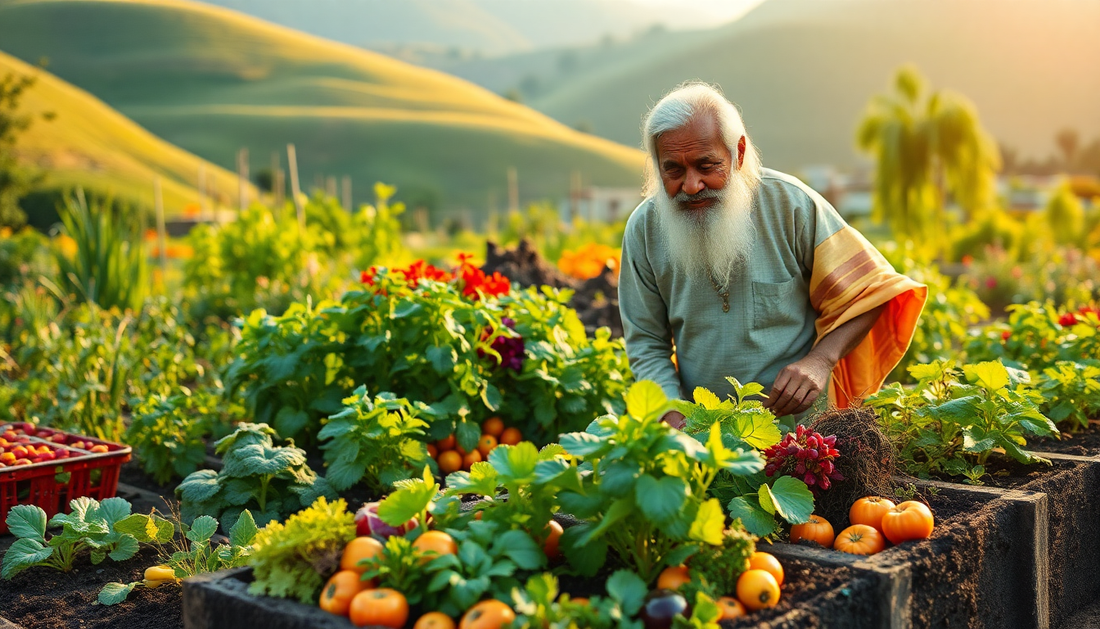 Unlock the Secrets of Organic Gardening: Ayurvedic Wisdom and Edible Delights