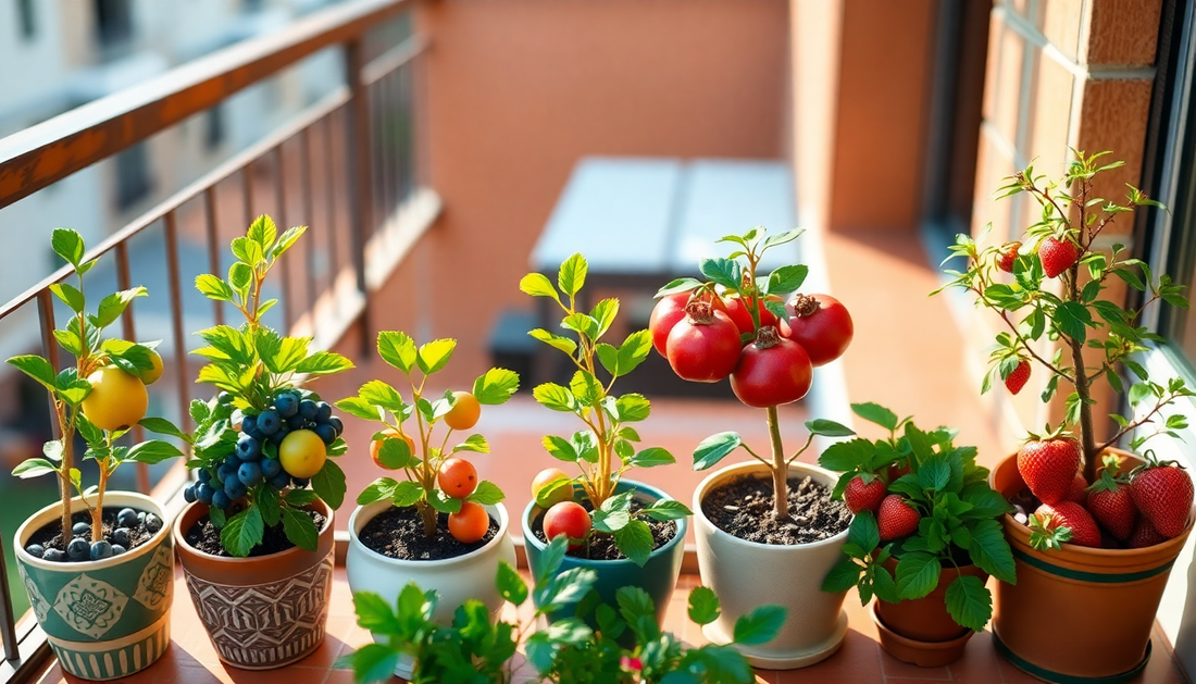 5 Fruit Plants That Thrive in Small Pots: A Guide to Growing Your Own Orchard on Your Balcony
