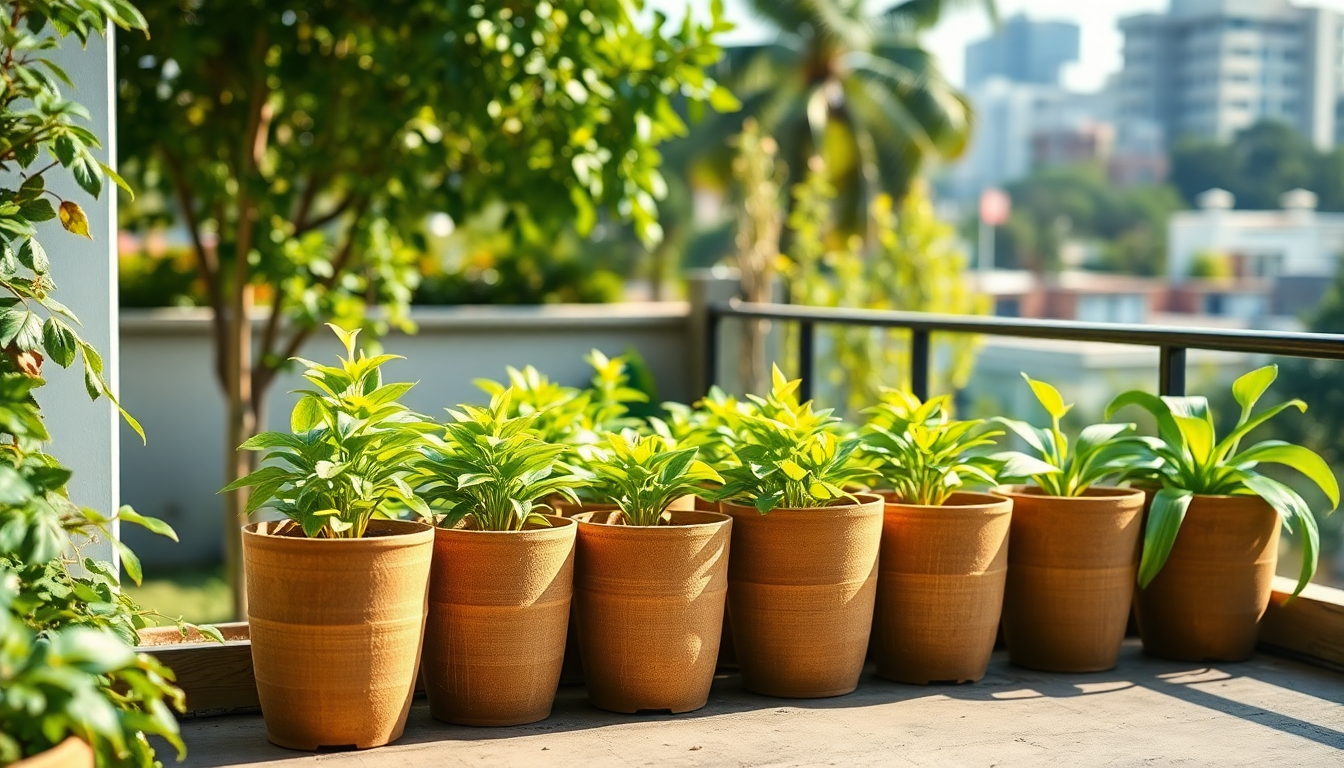 Discover the Best Fiber Pots for Sustainable Gardening in Sarjapur Road with Idyl