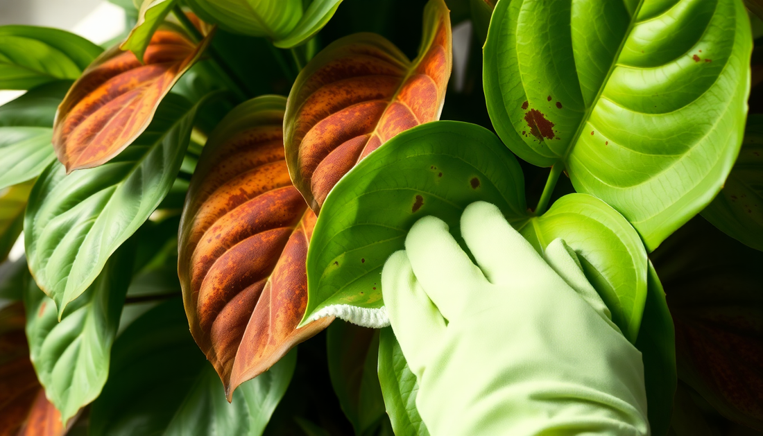 Tackling Rust: Restoring the Shine on Your Houseplant Leaves