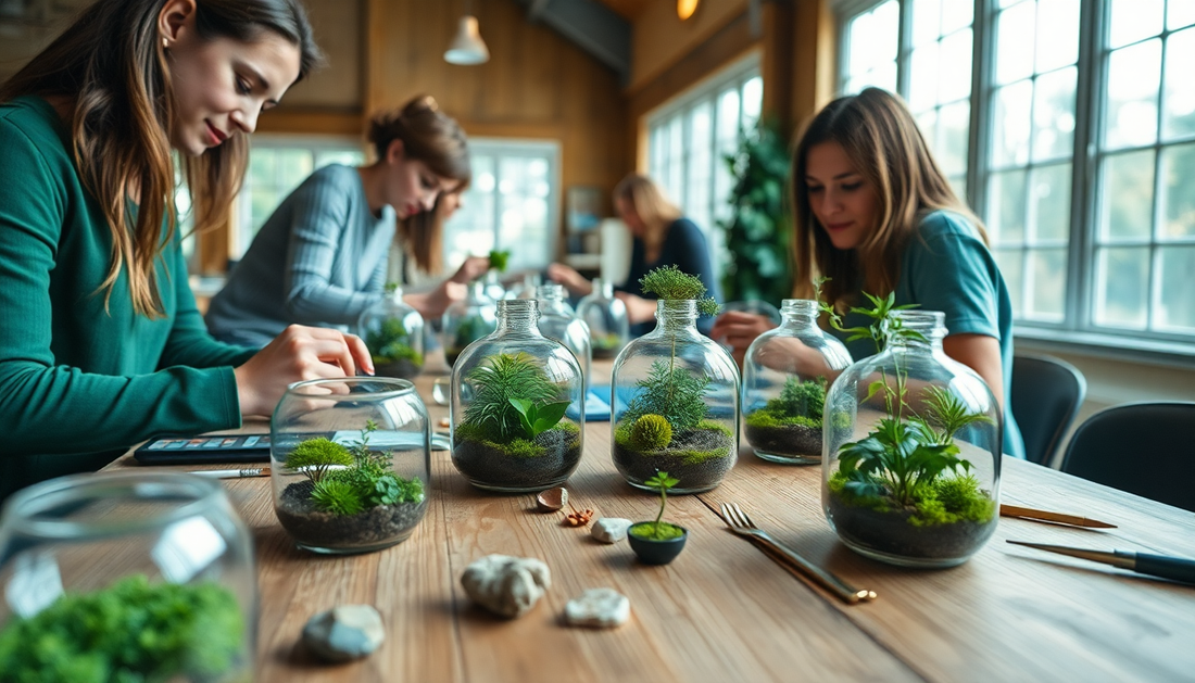 Unlock the Magic of Terrariums: A Hands-On Workshop Experience at Idyl in Bangalore