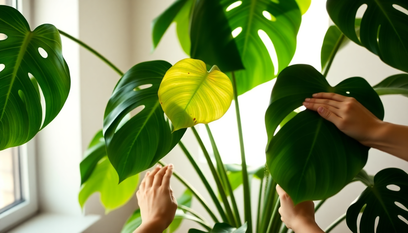 Reviving Your Monstera: Tackling Yellowing Leaves – Idyl