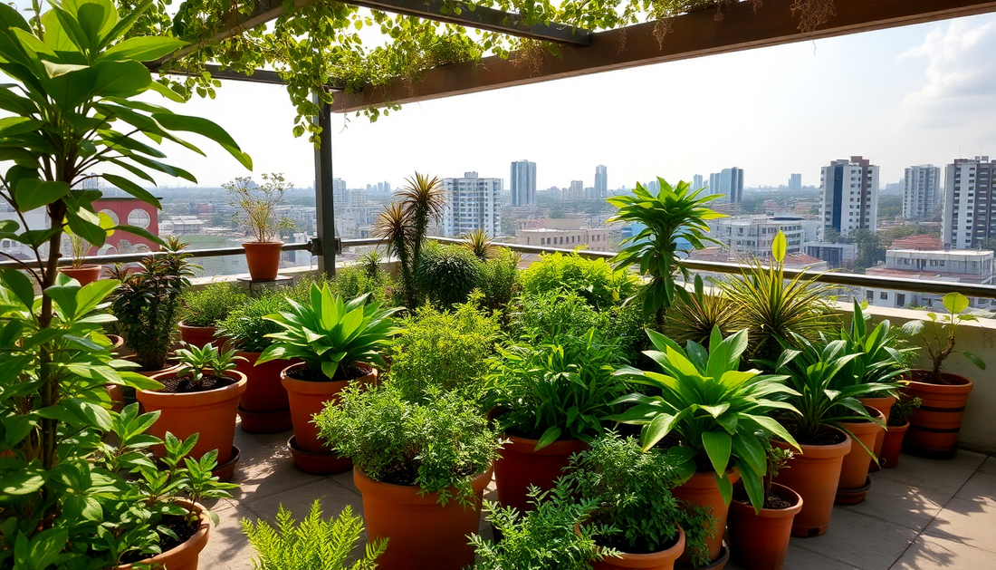 Elevate Your Rooftop Oasis: Discover the Best Hardy Outdoor Plants for Sarjapur Road with Idyl