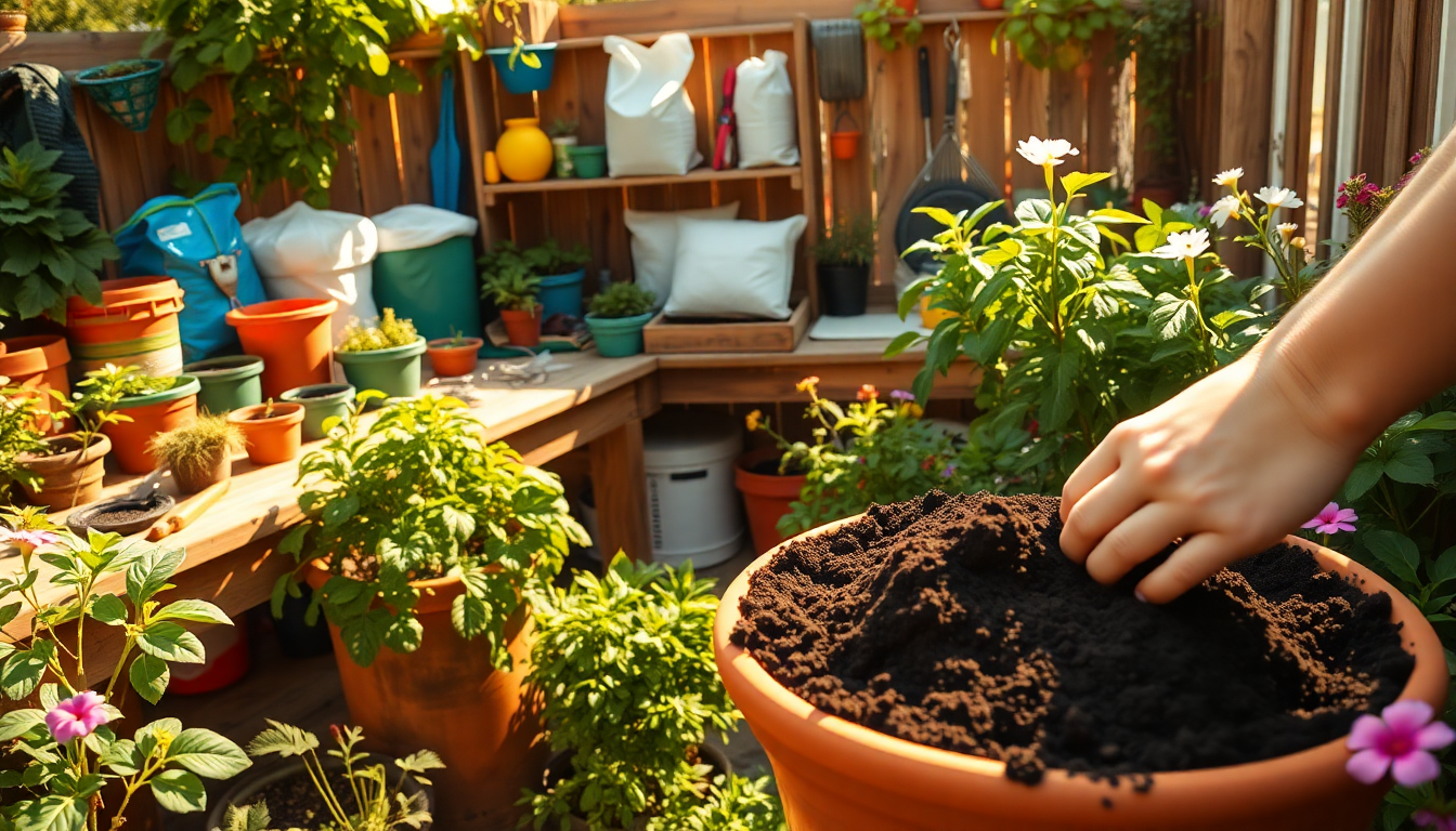Crafting the Perfect Potting Mix for Your Summer Plants