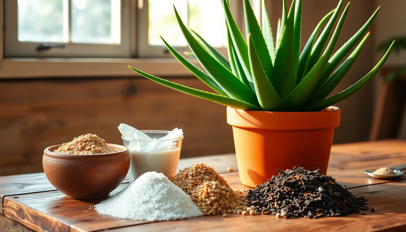 The Perfect Potting Mix for Thriving Indoor Aloe Vera Plants  Idyl