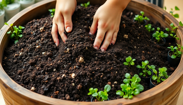 Crafting the Perfect Potting Mix for Thriving Edible Microgreens