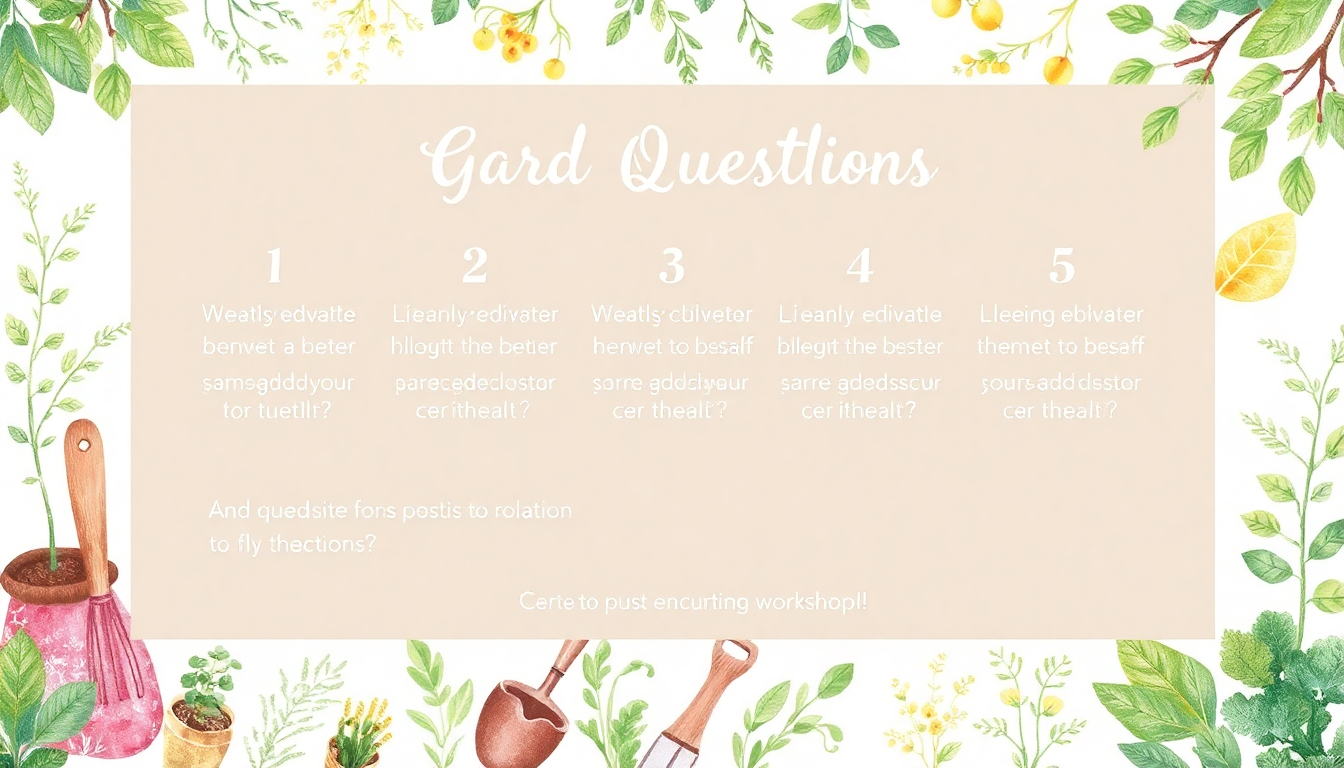 5 Questions to Ask Before Booking a Gardening Workshop