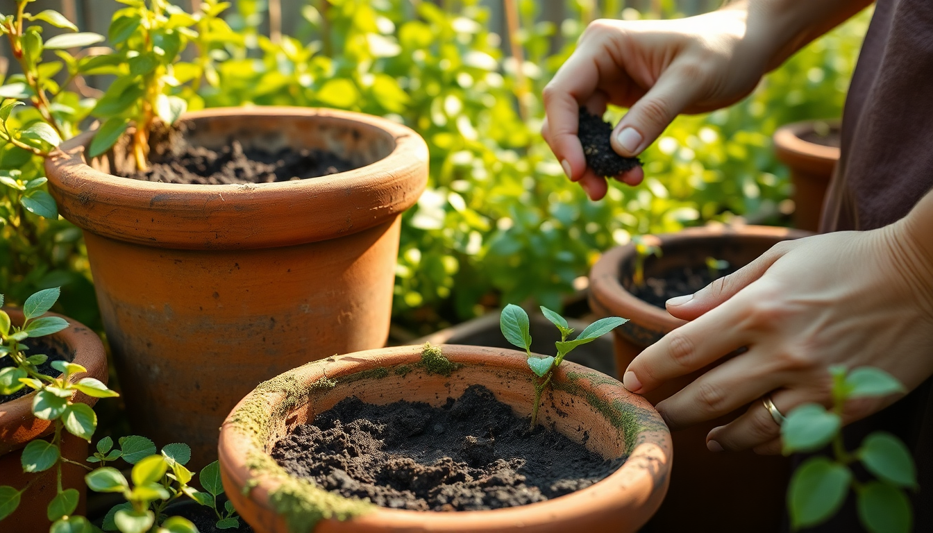 Reviving Old Terracotta Planters: A Natural Approach with Idyl
