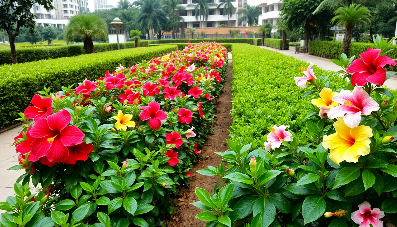 Monsoon-Flowering Hibiscus Varieties for HSR Layout Hedges