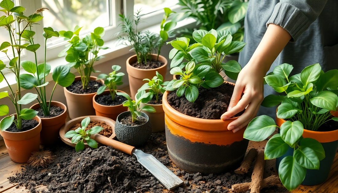 The Perfect Soil Mix for Your Indoor Plants with Shallow Roots