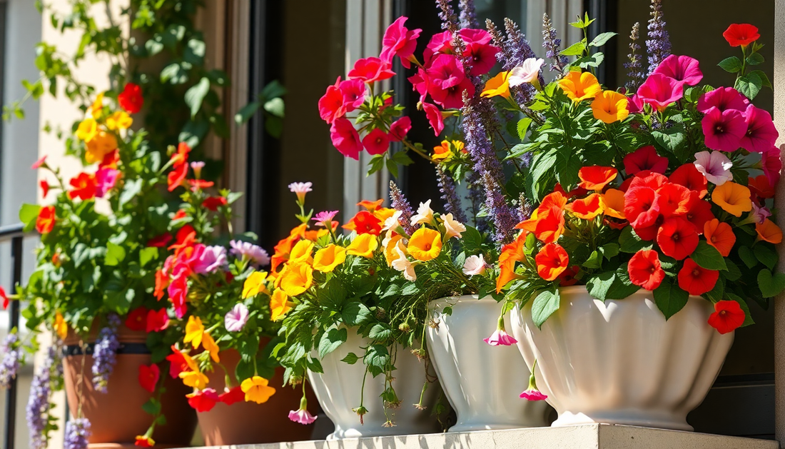 Bring Vibrant Blooms to Your Balcony with Idyl's Flowering Plant Combos