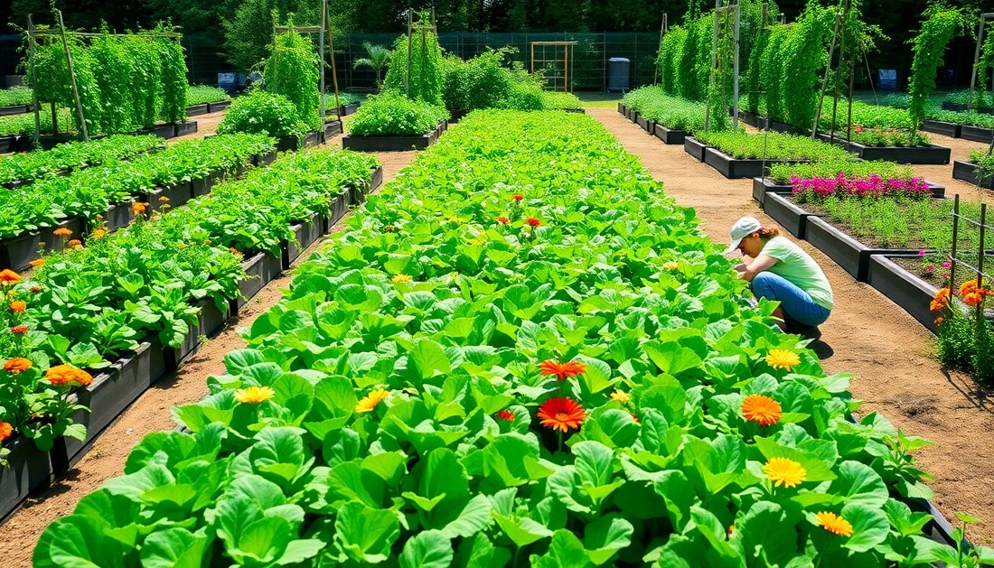Designing an Efficient Vegetable Garden: Layouts, Companion Planting, and Organic Practices