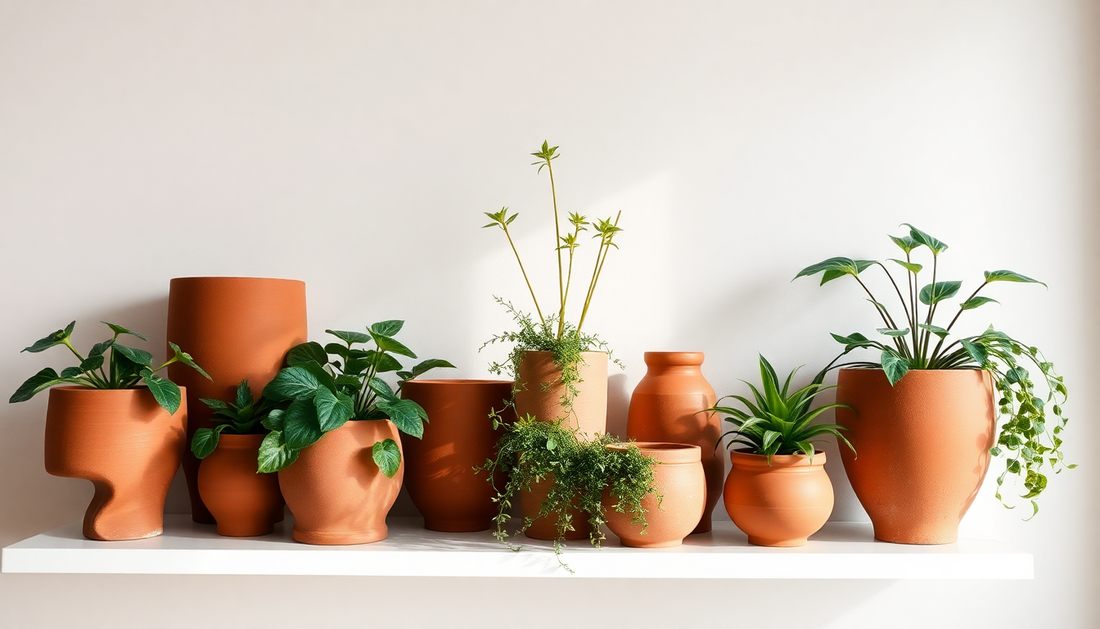 Elevate Your Small Space with Stunning Terracotta Planter Arrangements