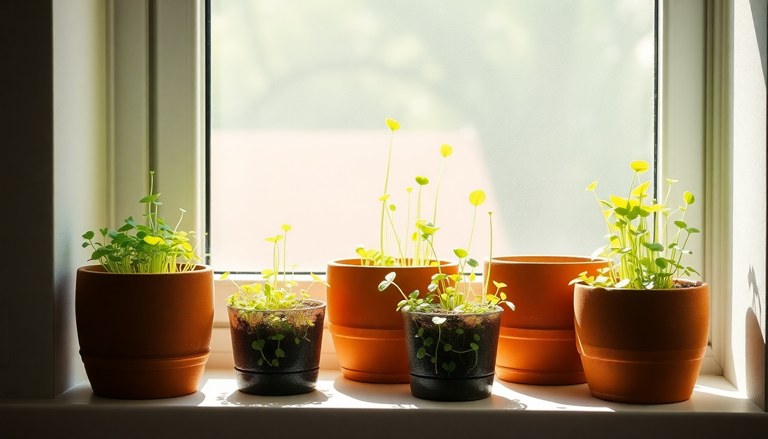 Elevate Your Indoor Microgreen Garden with the Perfect Terracotta Pots