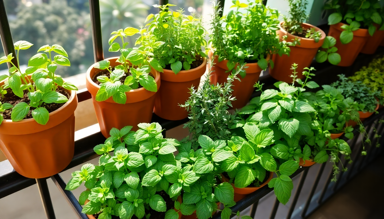Fragrant Summer Herbs to Grow in HSR Layout Balcony Pots