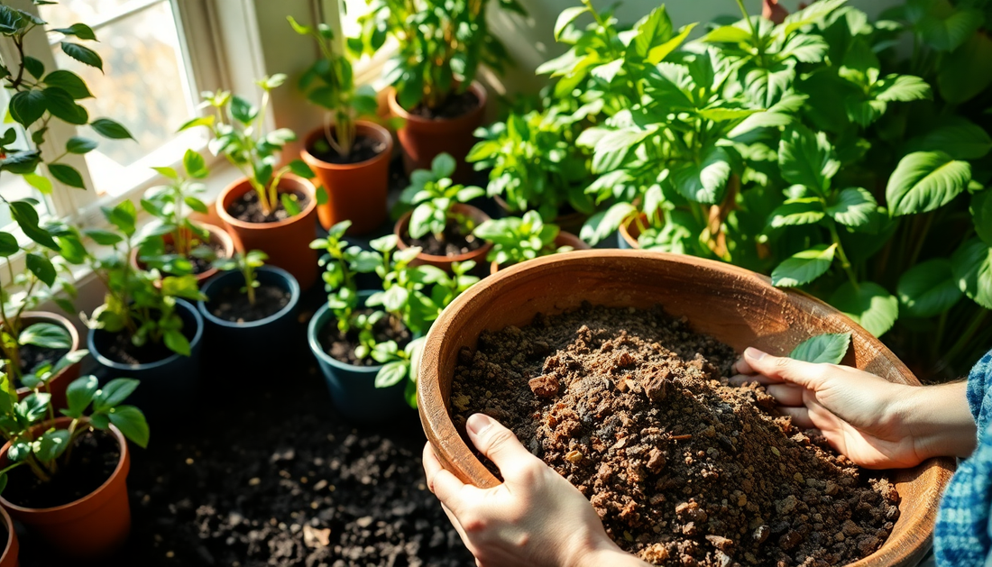 Unlock the Secret to Thriving Plants: Homemade Organic Potting Mix