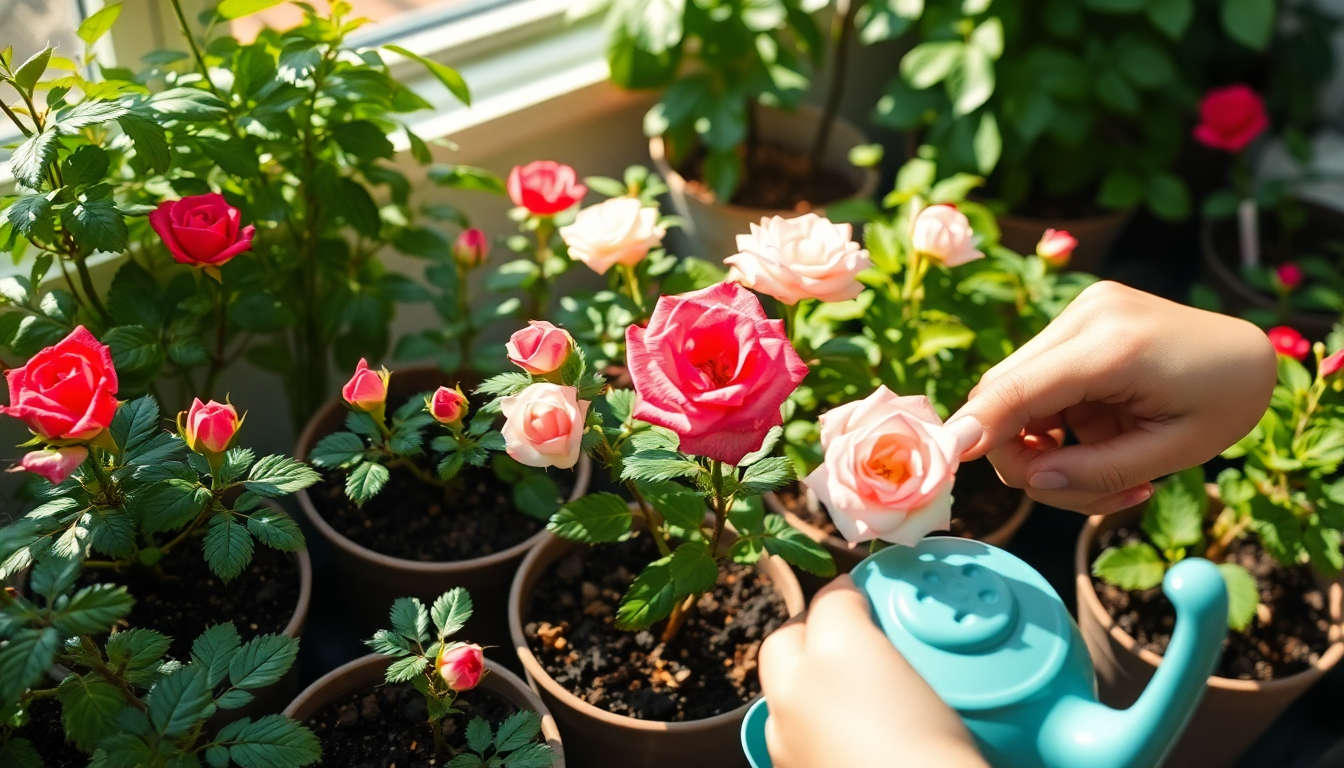 The Perfect Potting Mix for Your Indoor Miniature Roses