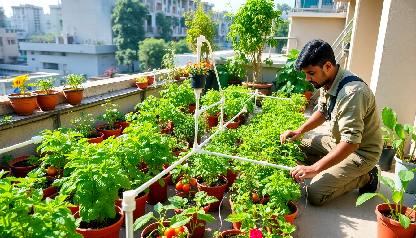 Transforming Your Terrace Garden: A Step-by-Step Guide to Setting Up a Drip Irrigation System in HSR Layout