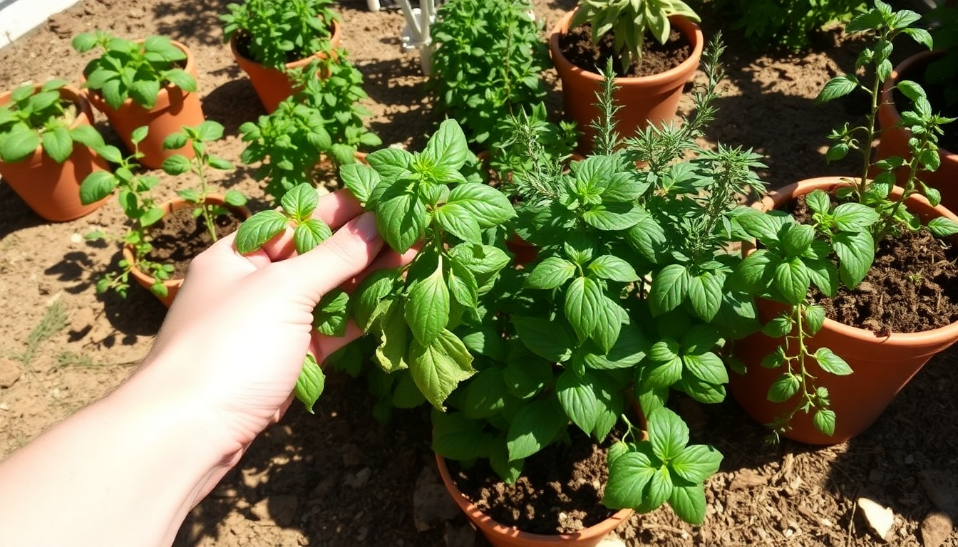 Why Are My Herb Garden Plants Drooping in the Afternoon?