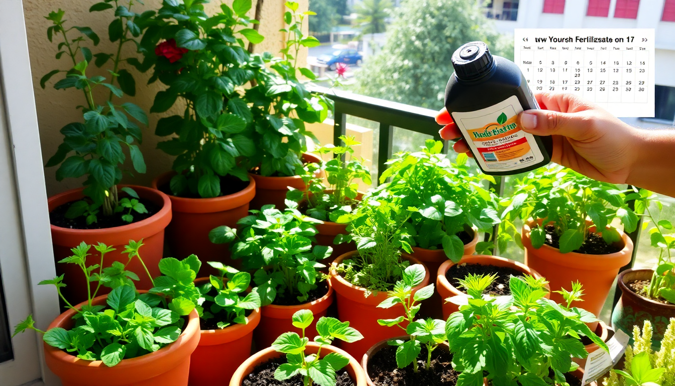 How Often Should You Fertilize Balcony Plants in HSR Layout?