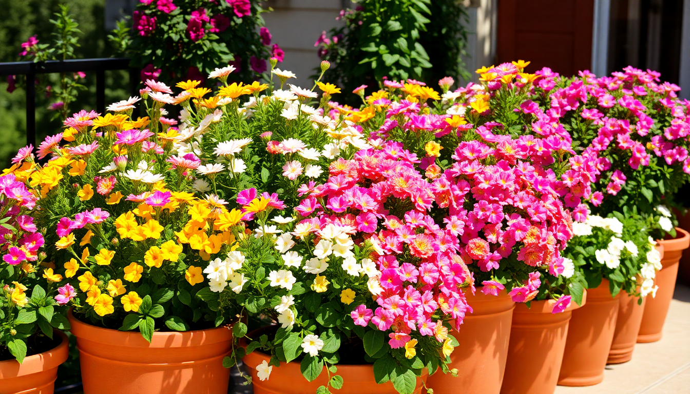 Bloom in Bliss Discover the Best Flowering Plants for Your Container